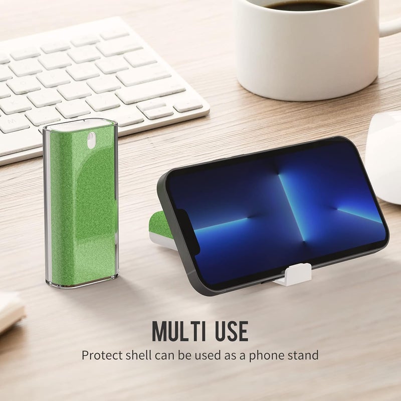 CLICK CLEAN Touchscreen Mist Cleaner, Screen Cleaner, All in One Screen Cleaner Spray with Microfiber and Phone Stand for All Phones, Laptop and Tablet Screens (Green) - Image 3